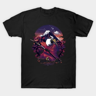 Samurai Panda Warrior T-Shirt